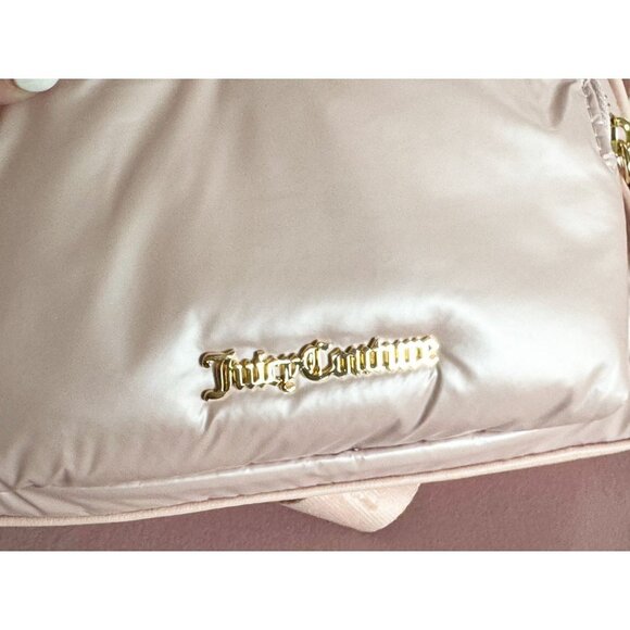 Juicy Couture Crossbody Timeless Puffer Bag Adjustable Shoulder Strap w/ Coin Pu - Picture 10 of 13